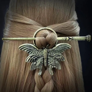 Einzigartig: Wikinger HAARSCHMUCK Haarspange MOTTE Steampunk Kupfer MITTELALTER - Bild 1 von 2