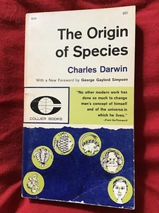 The Origin Of Species. Charles Darwin. 1962 First Collier Book Edition PB Rare - Picture 1 of 4