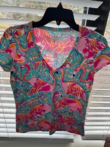 Lily Pulitzer V Neck Tshirt - Bild 1 von 3