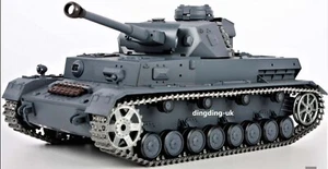 Tanque de radiocontrol Heng largo 1/16 alemán Panzer IV F2 RTR BB & IR Battle PRO! Reino Unido - Imagen 1 de 4