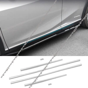 For Lexus UX 200 250h 2019-2022 Chrome Steel Body Side Door Molding Cover Trims - Imagen 1 de 7