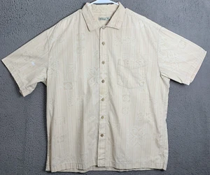 Camisa Batik Bay Para Hombre Extra Grande Manga Corta Cuello Botón Algodón Informal - Imagen 1 de 14