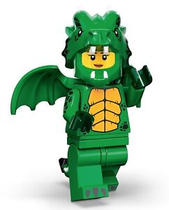 LEGO 71034 Series 23 Minifigures No 12 Green Dragon Costume New Sealed Preorder