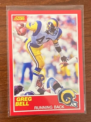 GREG BELL 1989 SCORE LOS ANGELES RAMS CARD #190 - Image 1 of 2