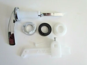 115mm LANGER SPINDEL SPÜLKASTEN HEBEL MIT KEILEN FÜR BOGENSPÜLKASTEN VERCHROMT - Bild 1 von 3