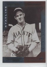 2003 Donruss Team Heroes Stat Line /151 Mel Ott #433 HOF