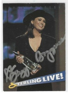 Suzy Bogguss Signed 1993 Sterling Live Card #136