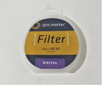 ProMaster 62mm Neutral Density 4x Digital Filter (2723) - Image 1 of 2