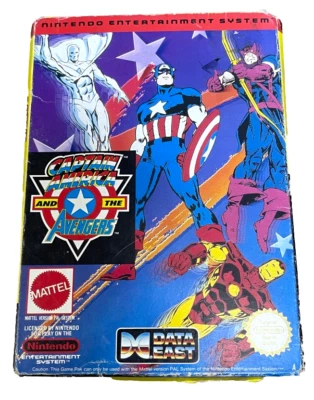 Captain America and the Avengers Nintendo NES в коробке PAL *без руководства* - Изображение 1 из 4