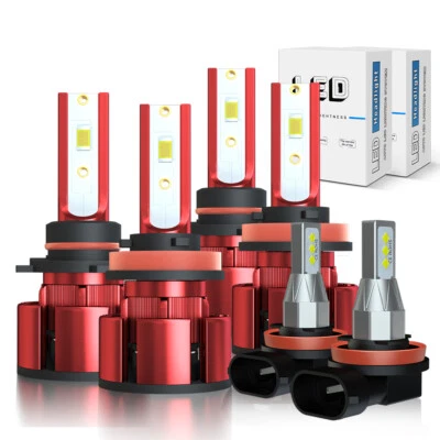 For 2013-2014 2015 Honda Accord Combo LED Headlight Fog Lights Kit 6000K 6pcs - Image 1 of 4