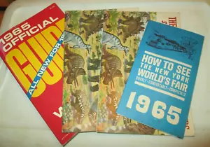 1965 Official Guide New York World's Fair 2 SINCLAIR DINOSAURS BOOKLET,HOW TO C - Picture 1 of 9