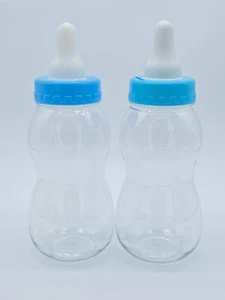 Baby Bottle Piggy Bank Cute Coin Transparent Plastic for Boys, Girls, 2 pcs - Picture 1 of 2