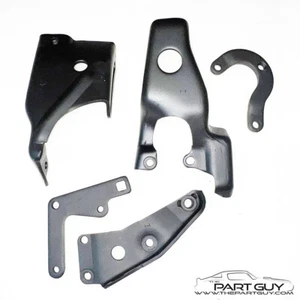 80-87 Chevy SB R4 A/C COMPRESSOR MOUNT BRACKETS 5-Pce Type-1 AC Air Conditioning - Picture 1 of 5