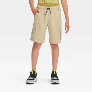 🐻 Boys' Adventure Shorts - All In Motion Size M Tan - Picture 1 of 4