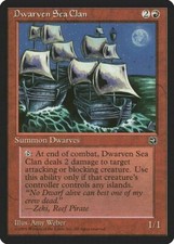 Dwarven Sea Clan   Homelands MtG  LP to NM