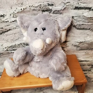 Kellytoy 2011 Elephant Hand Puppet 10" Plush Soft Toy Stuffed Animal Grey Gray - Picture 1 of 9