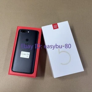 OnePlus 5T 64GB/128GB Octa-Core Dual SIM 6.01" Black Android Smartphone New seal - Picture 1 of 21