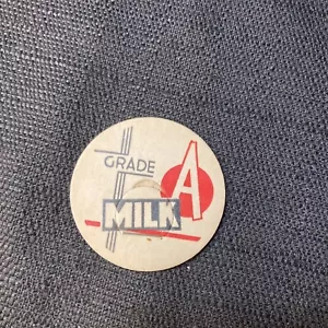 Etiqueta de botella de leche vintage de papel grado 'A' - Imagen 1 de 2