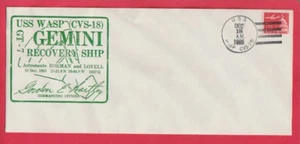 GEMINI 7 - Recovery - Astronauts Borman & Lovell - 18.12.65 - USS Wasp (CVS-18) - Bild 1 von 1