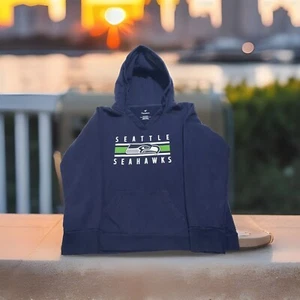 Seattle Seahawks (NFL) Fanatics XXL Pullover Sudadera con Capucha Canguro Bolsillo Azul. - Imagen 1 de 9