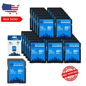 Reliable 25-Pack 16GB Class 10 UHS-1 Memory Cards - Ideal for Outdoors - Picture 1 of 4