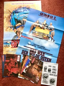 Go Trabi Go 1 und 2 Kinoplakat Poster A1 + je 8 Aushangfotos + Werberatschlag - Bild 1 von 5