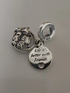 AUTHENTIC PANDORA BEAR, FOX, SQUIRREL DANGLE CHARM #799078C00 - Picture 1 of 5