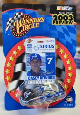 Winner's Circle NASCAR 2003 vista previa #7 Casey Atwood SIRIUS radio satelital Dodge Foto 1 de 3