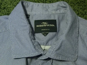 RODD & GUNN italian cotton shirt new zealand designed light breathable mens LG - Picture 1 of 15
