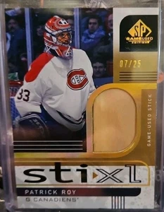 PATRICK ROY 22-23 UD SP Game Used Stick STI-XL 7/25 Canadiens HOF 🔥 - Picture 1 of 2