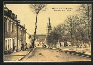 CPA Menetou-Salon, Boulevard de la Liberté - Picture 1 of 2