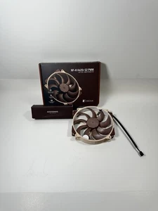 NF-A14x25r G2 PWM, Premium-Quality Quiet Round-Frame 140mm PC Fan, 4-pin (Brown) - Photo 1/6