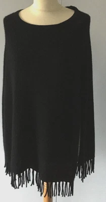 Poncho/capa de cachemir puro Deane and White - Negro - Talla única Foto 1 de 4