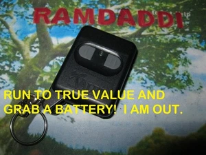 Nice DEI Remote 2 Button EZSDEI471 Aftermarket Transmitter Key Fob RPN471T VALET - Picture 1 of 2