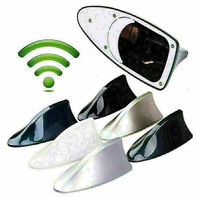 Antena aérea de aleta de tiburón de techo universal para automóvil AM/FM señal decoración recepción para BMW Foto 1 de 4