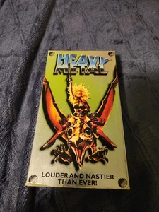 Heavy Metal 1981 Movie VHS Cassette Tape THX Digitally Mastered 90mins Vintage - Picture 1 of 2