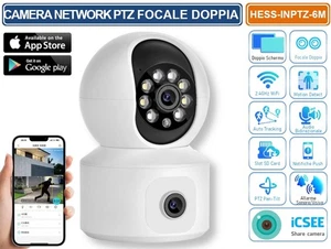 TELECAMERA IP PTZ WIFI DA INTERNO 6MP ONVIF SMARTS AUTOTRACKING HUMAN DETECT - Foto 1 di 5