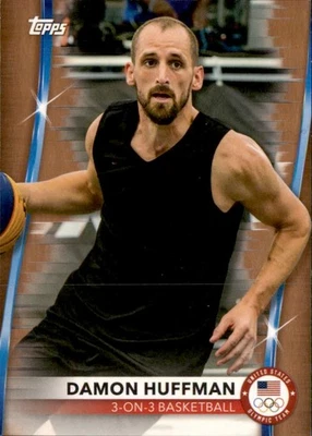 2021 Topps U.S. Olympic & Paralympic - Damon Huffman #44 Bronze (RC) - Image 1 of 2