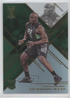 2016 Donruss Elite Elite Rookies Retail Green Germain Ifedi #120 Rookie RC - Image 1 of 2