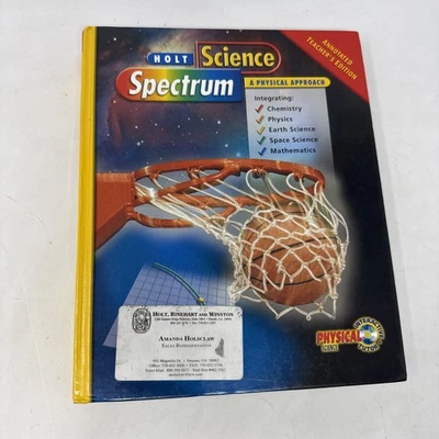 Holt Science Spectrum (Annotated Teacher's Edition) By Ken; Holman Dobson *VG+* - Image 1 of 4