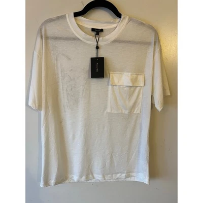 Camiseta de algodón Massimo Dutti con bolsillo Foto 1 de 4