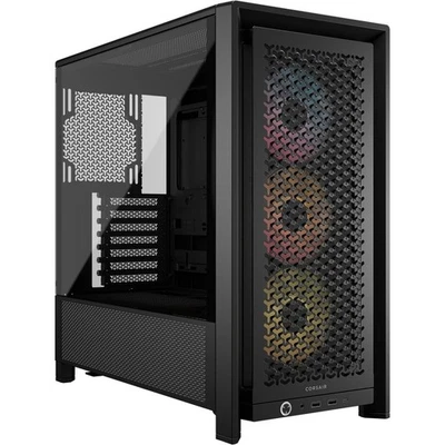 CORSAIR Frame 4000D RS ARGB Schwarz Midi Tower ATX Gaming Gehäuse - inkl. Lüfter - Bild 1 von 3