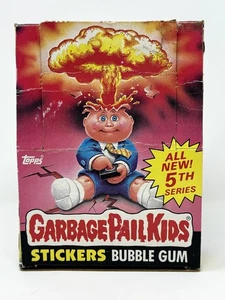 1986 GPK Garbage Pail Kids 5th Series EMPTY Box - Punched - Picture 1 of 6