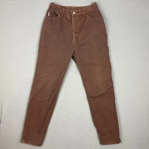 Vintage Bongo by Gene Montesano Womens Size 11 Mom Jeans Brown Denim Cotton USA - Picture 1 of 8