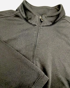 Pullover ligero gris con puños Pebble Beach XL para hombre con cremallera de cuarto - Imagen 1 de 6