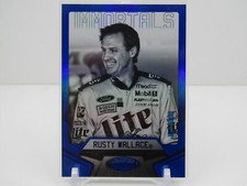 RUSTY WALLACE 2016 CERTIFIED IMMORTALS BLUE PARALLEL #43/50