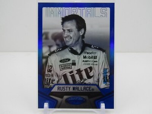 RUSTY WALLACE 2016 CERTIFIED IMMORTALS BLUE PARALLEL #43/50