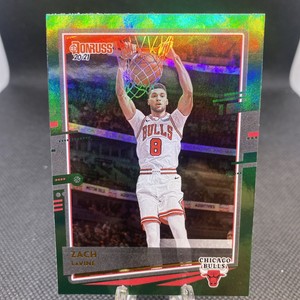 2020-21 Panini Donruss Zach Lavine Green Flood #169