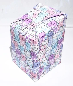 NEW PURPLE CATS Gift Box, Flat Packed. * PURRFECT GIFT WRAP FOR ANY CAT LOVER* - Picture 1 of 2