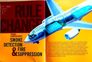 Cargador BOEING AERO 757-300 Detección de Humo e Incendio Motor Peligros de Empuje - Imagen 1 de 13